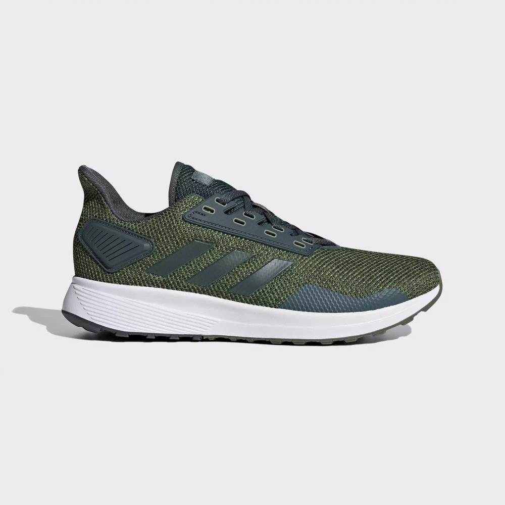 Adidas Duramo 9 Tenis Para Correr Verdes Para Hombre (MX-33528)